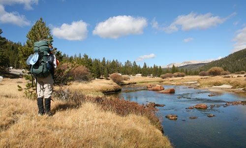 Backpacking through Lyell Canyon in Yosemite