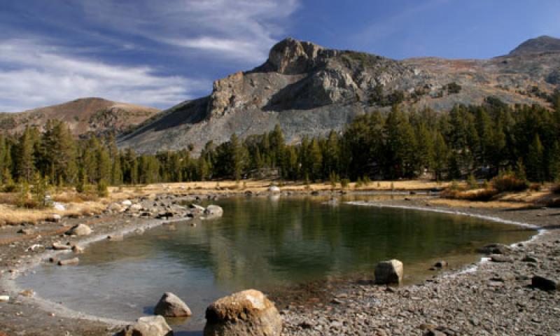 Mount Dana and Dana Meadows in Yosemite