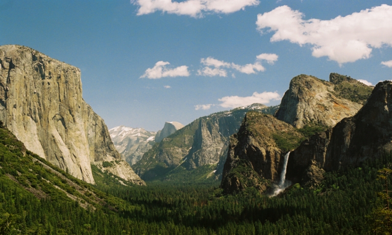 Yosemite National Park California Yosemite Falls El Capitan Half Dome