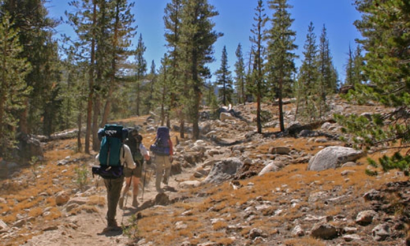 Backpacking in Yosemite National Park